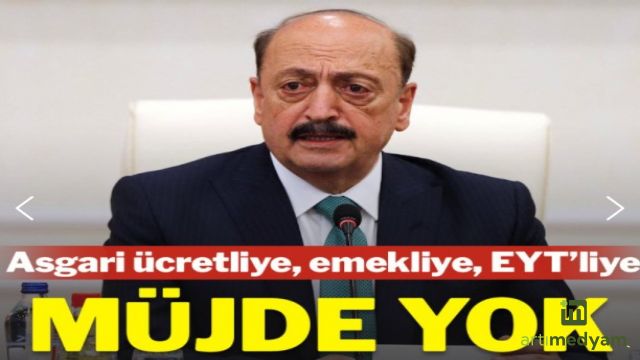 Bakan Bilgin: Emekli ikramiyesinde artış gündemimizde yok