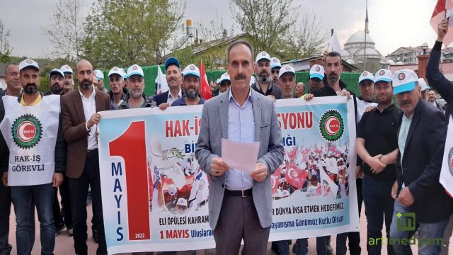 "TÜM EMEKÇİLERİMİZ İÇİN DAHA FAZLA İŞ VE GELİR GÜVENCESİ İSTİYORUZ"