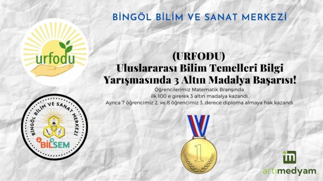 BİLSEM’den ‘Altın’ başarı!