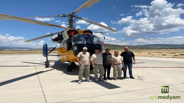 Yangın söndürme helikopteri Bingöl’e konuşlandırıldı