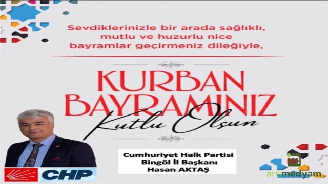 CHP İl Başkanı'ndan Bayram Mesajı