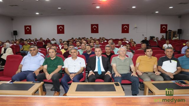 Okul müdürleriyle değerlendirme toplantısı yapıldı