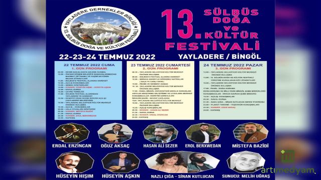 Sülbüs Festivali Düzenlenecek